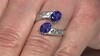 Anillo en oro con Tanzanita AAA (CIRARI)