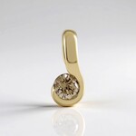Ciondolo in oro con Diamante Cioccolato SI2