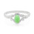 Imperial Chrysoprase Silver Ring