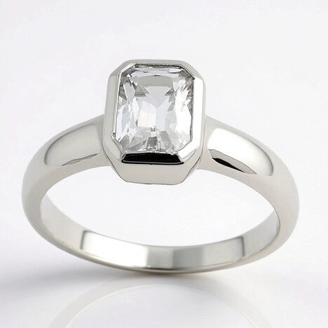Anello in argento con Danburite