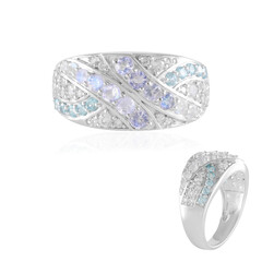 Edelstein-Silberring (KM by Juwelo)