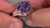 Anillo en plata con Amatista Rosa de Francia (Gems en Vogue)