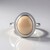 Anello in argento con Morganite (MONOSONO COLLECTION)