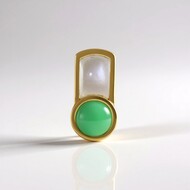 Ciondolo in argento con Pietra di Luna Bianca (KM by Juwelo)