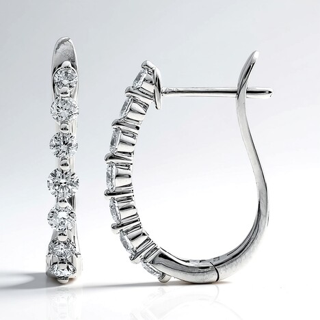 Orecchini in oro con Diamante SI2 (H) (CIRARI)