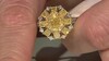 Anillo en oro con Diamante amarillo SI2 (CIRARI)