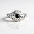 Anello in argento con Diamante Nero (Ornaments by de Melo)