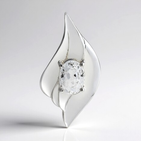 Pendentif en argent et Zircon (Pallanova)
