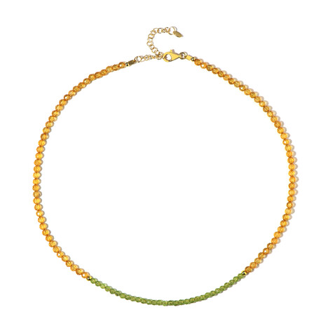 Edelstein-Silberhalskette