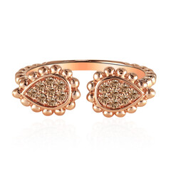 Anello in oro con Diamante Rose de France SI1 di Argyle