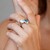 Blue Ethiopian Opal Silver Ring (Granulieren)