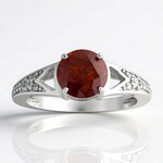 Anello in argento con Sfalerite