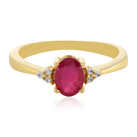 Madagaskar-Rubin-Silberring