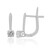 Orecchini in argento con Topazio Bianco