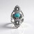 Anello in argento con Turchese Kingman (Desert Chic)