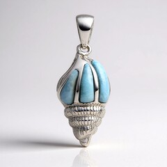 Ciondolo in argento con Larimar