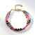 Bracciale in argento con Granato Mozambico (Riya)