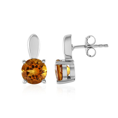 Orecchini in argento con Citrino Madeira