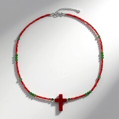 Collana in argento con Corniola (MONOSONO COLLECTION)