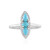 Bague en argent et Turquoise Sleeping Beauty