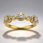 Bague en or et Diamant SI1 (H) (CIRARI)