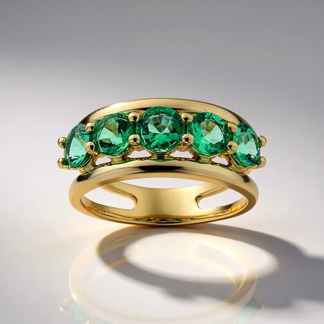 Anello in oro con Smeraldo Colombiano Di Muzo (de Melo)