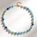 Collier en argent et Aigue-marine du Brésil