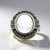 Anello in argento con Pietra di Luna Arcobaleno (Annette classic)