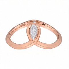 VS2 (G) Diamant-Goldring (de Melo Gold)