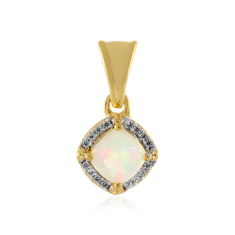 Welo Opal Silver Pendant