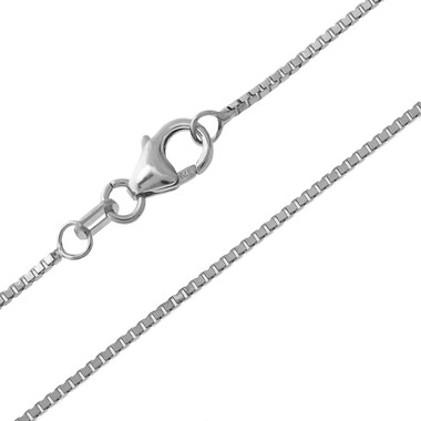 Weißgold-Veneziakette - 45 cm - 2,54 g