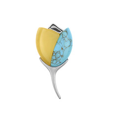 Pendentif en argent et Turquoise