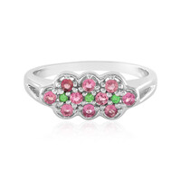 Anello in argento con Tormalina Rosa Nigeriana