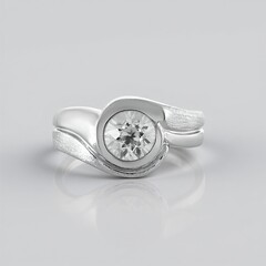 Anello in argento con Zircone