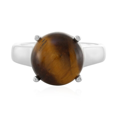 Tigerauge-Silberring