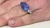 Zilveren ring met een kleurwissel fluoriet