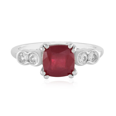 Bague en argent et Rubis de Bemainty