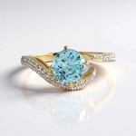 Anello in oro con Zircone Ratanakiri (de Melo Gold)