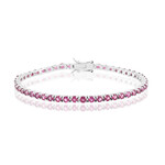 Rhodolith-Silberarmband