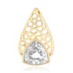 Gouden hanger met een zirkoon (Ornaments by de Melo)