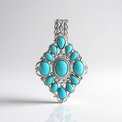 Ciondolo in argento con Turchese Sleeping Beauty (Faszination Türkis)