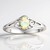 Anello in oro con Opale di Mintabie