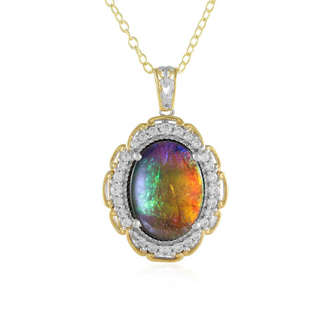 Ammolith-Silberhalskette (Gems en Vogue)