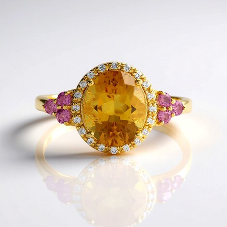 Anello in argento con Scapolite