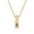 Collar en plata con Diamante chocolate I2