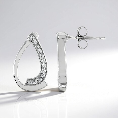 Orecchini in argento con Zircone