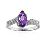 Sambia-Amethyst-Silberring
