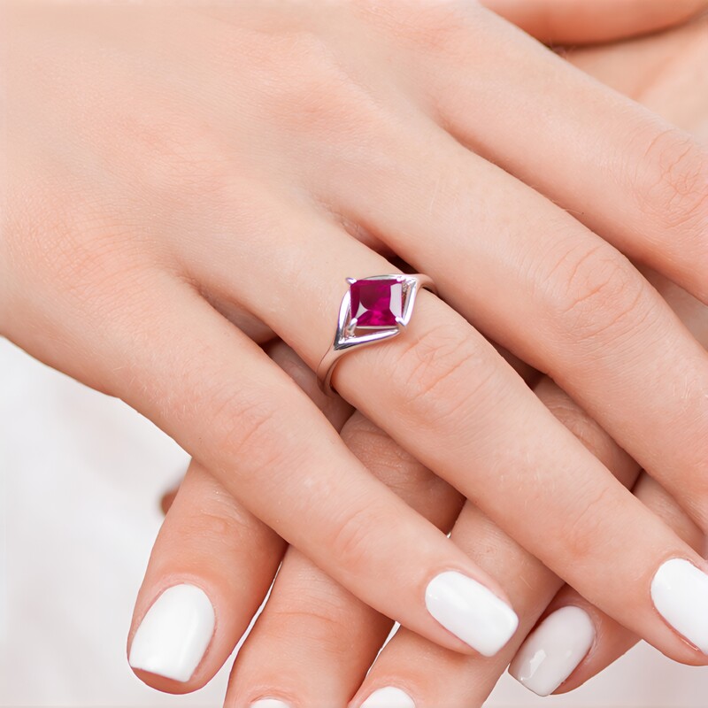 Madagascar Ruby Silver Ring