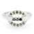 Fancy-Diamant-Silberring
