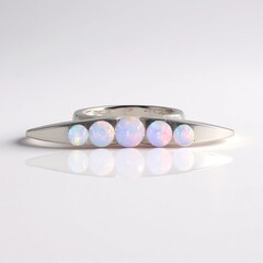 Anello in argento con Opale di Welo (de Melo Essence)